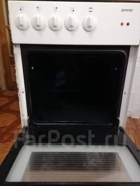 Электроплита Gorenje с духовкой, б/у, в наличии. Цена: 3 500₽ во ...