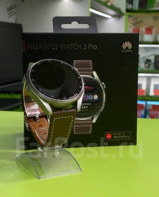 Умные часы Huawei Watch 3 Pro. Доставка. РФСеть, GPS, Android, б/у, в ...