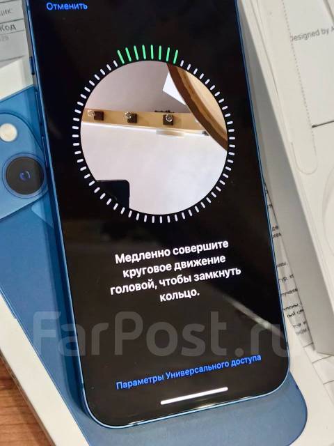 Apple iPhone 13. АКБ 90%. Частное лицо, 128 гб, 6.10", синий, б/у, в ...