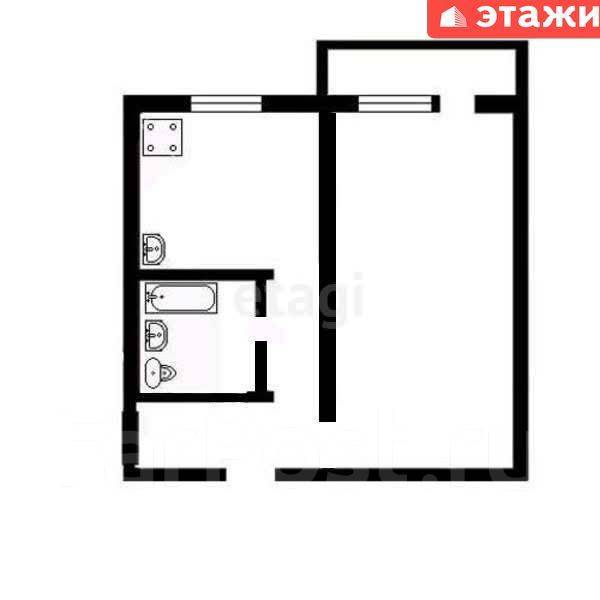 Продается 1-комнатная квартира по адресу: 100-летия Владивостока 124 ...