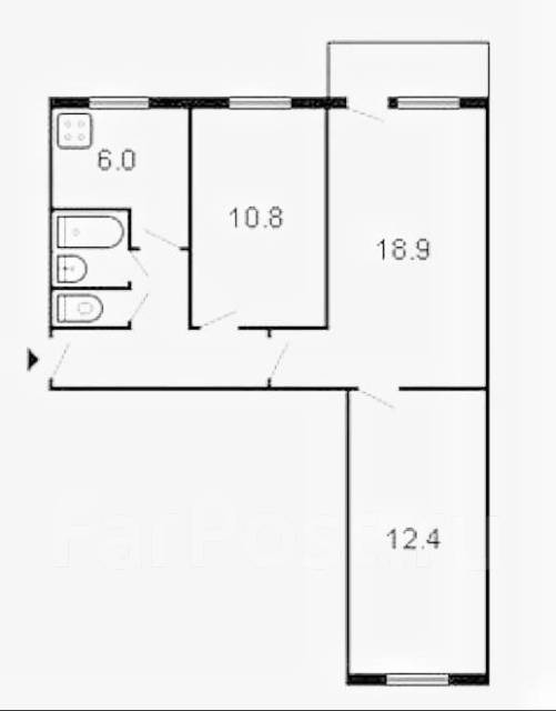 Планировка брежневки 3 комнаты