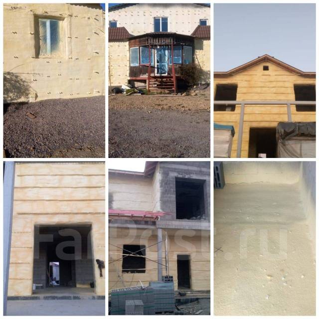 Утепление стен/пола/фасадов/крыш/ёмкостей/ангаров пенополиуретаном ППУ ...