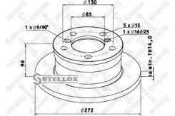 ���� ��������� 272x97x16x85 n5+n1d17 Omn MB Sprinter Stellox 8500763SX 8500763SX ����