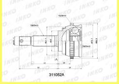   2522 ABS 44   INKO 311052A 311052A 