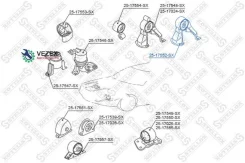 ������� ��� ������! Geely EC7/FC/SL/EX7/GC7 06, Chery B11/Fora A21/Tiggo, Mitsubishi Stellox 2517552SX 2517552SX ����
