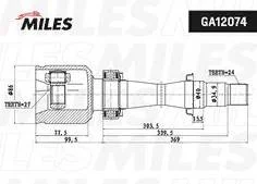 ���� ���������� RH Toyota GA12074 ����