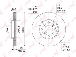 ���� ��������� 282x bn1043 Lynxauto BN1043 ����