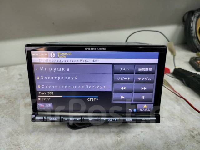 ✳️MITSUBISHI NR-MZ25 BLUETOOTH オービス✳️ Mitsubishi NR MZ-25 SD USB Bluetooth, 2 DIN — 178x100 мм, б