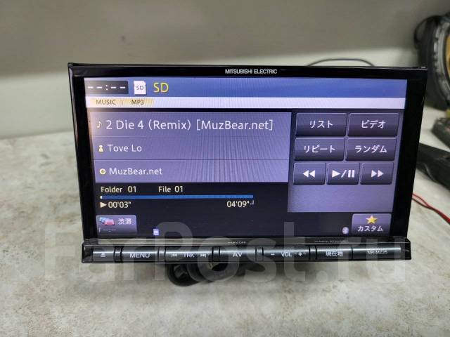 Mitsubishi NR MZ-25 SD USB Bluetooth, 2 DIN — 178x100 мм, б/у, в