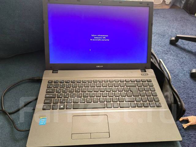 Ноутбук Dexp, 15", 120 Гб, 4 гб, 2,4 ГГц, WiFi, Bluetooth, б/у, в ...