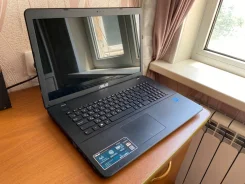 Asus X751N. 17.3", ��� 4 ��, ���� 1 000���, WiFi: 1, Bluetooth: 1, ����������� �� 4��. ����