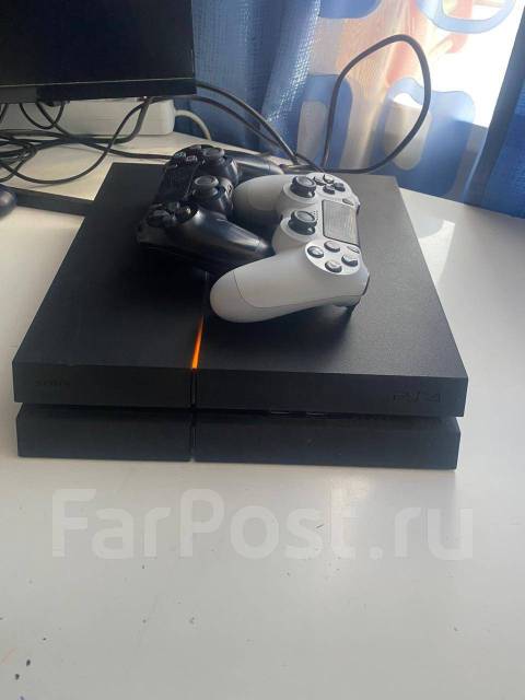 Продам плейстейшен 4, два джоя оригинальных, есть игра фифа 2024, Sony ...