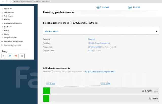 Intel Core i7-6700K ����