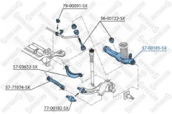 ����� ������ ������ Ford Focus 98-04 Stellox 5700185SX 5700185SX ����