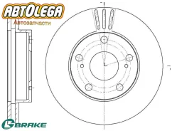 ���� ��������� ���. G-brake Toyota TownAce CR4#,5#, KR4#,52, SR40 Estima GR-02081 ����