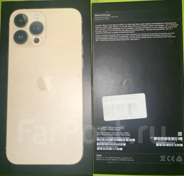 Apple iPhone 13 Pro Max. �/�, 128 ��, �������, 3G, 4G LTE, 5G, Dual-SIM, ����������, NFC ����
