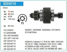 ������� ��������/������� �������� Isuzu 4BD1, 4BD2, 4BE1, 4BE2, 4HE1, 4HE1TCN, 4HE1TCS, 4HF1, 4HF1N, 4HF1S, 4HG1, 4HG SDH0710 SDH0710 ����