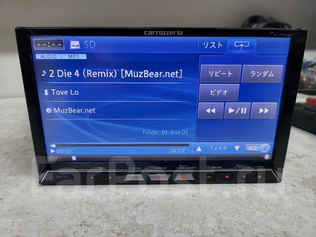 Carrozzeria ZH 77 HDD DVD SD(видео) USB iPOD Bluetooth Pioneer, 2
