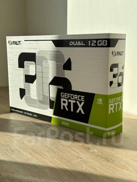 Видеокарта Palit Nvidia GeForce RTX 3060 DUAL (LHR) Новая, новый, в ...