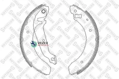 ������� ���������� Ford Sierra 1.8-2.3D 82-93 4062.00=376SBS=361302B=FSB176 ! Stellox 073100SX 073100SX ����