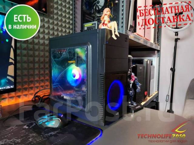 ПК Игровой PC CORE I3-12100/ RTX 4060 8GB/ DDR4 32GB/ SSD 512GB, новый ...