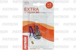����� H3 12V 55W 3500K Extra Stream 80, ������� 1�� (+80% �������, ����� ����, +40� ��������� ������) ������� � ����� PK22s Patron ���. PLH3-12/55-ESB...