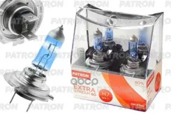 �������� ���������� ���� ������� 2�� H7 12V 55W 3500K PX26d Extra Stream 80 (+80% �������, ����� ����, +40� ��������� ������) ������� � ����� Patron �...