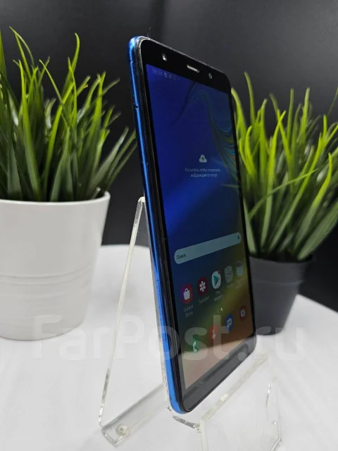 Samsung Galaxy A7 2018. �/�, 64 ��, �����, 3G, 4G LTE, Dual-SIM, NFC ����