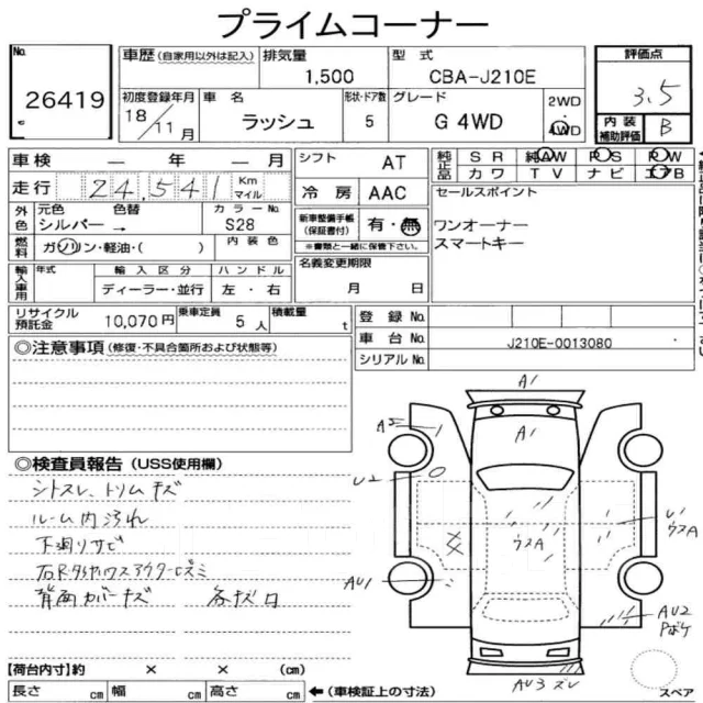 Toyota Rush. J210E, 3SZ ����