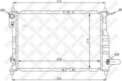 �������� ������� ���������� Chevrolet Matiz 0.8i 6V/1.0i 8V 05 Stellox 1025435SX 1025435SX ����