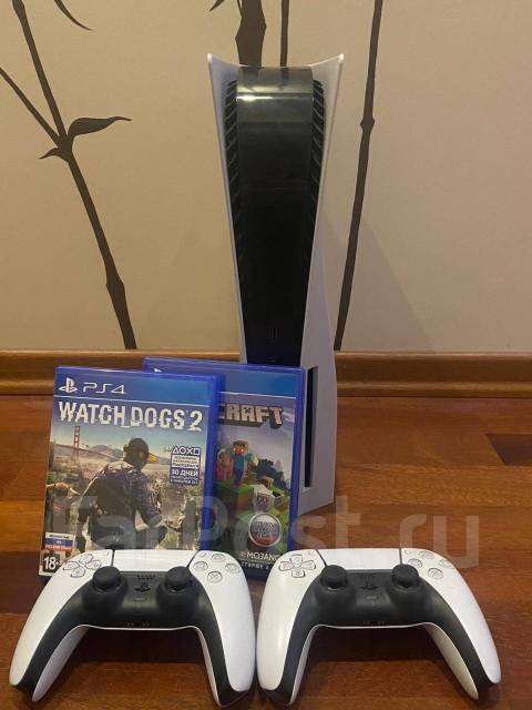 Плейстейшн 5 + 2 джойстика + игры, Sony PlayStation 5, б/у, в наличии ...