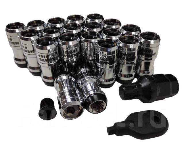 Гайки колесные Volk Racing M12x1.5 (Черный) купить в Благовещенске по ...