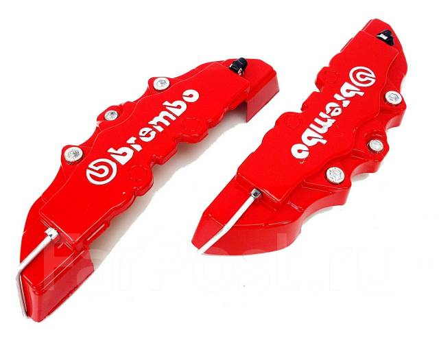 Накладки на тормозные суппорта Brembo 240мм (Красный) купить во ...
