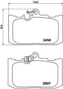 ������� ��������� Lexus GS 12- ������. ! Brembo P83131 P83131 ����