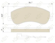 ������� ��������� KoTL FORD Transit 330/350 2006-, VW Amarok 2010- � �������� ������ (�-� 4��) ����� [1724KT] 1371402 ����