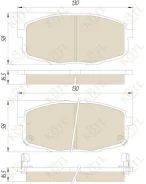 ������� ��������� KoTL Hyundai Creta, KIA Ceed (�-� 4��) ����� [3450KT] 581011HA00 ����
