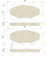 ������� ��������� KoTL Toyota Avensis 1997/09 -2008/11, Corolla Verso 2004/04 -2009/03 (�-� 4��) ����� [3336KT] 0446505130 ����
