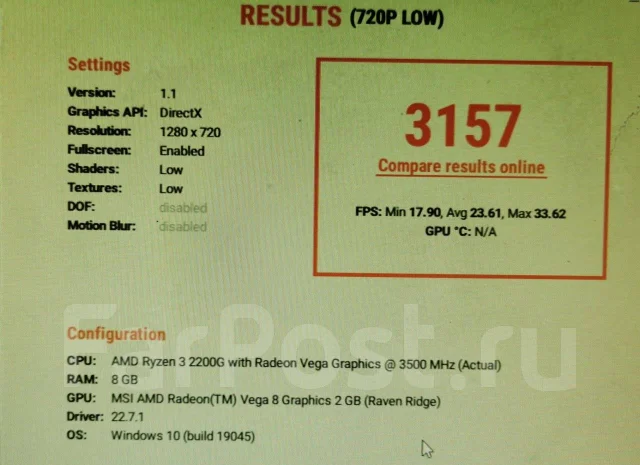AMD Ryzen 3 2200G ����