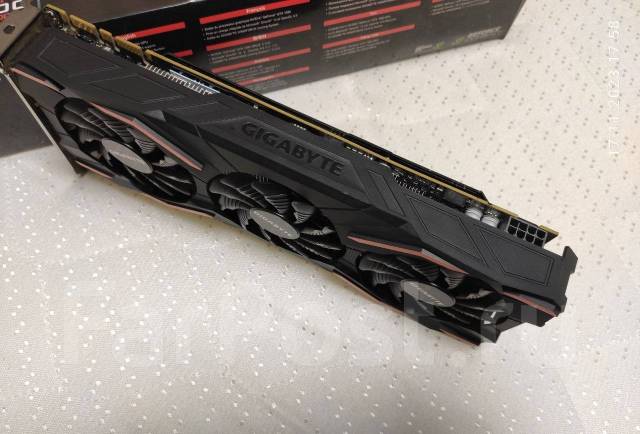 Видеокарта Gigabyte GTX 1080 WF OC, б/у, в наличии. Цена: 16 000₽ во ...