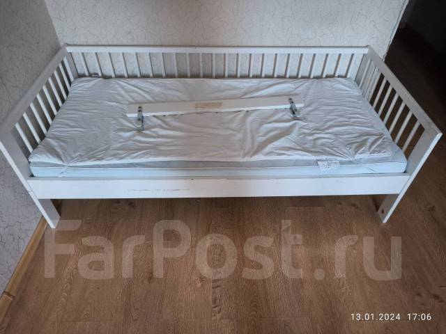 Детская кровать IKEA Guliver 70х160 с матрасом и наматрасником, б/у, в ...