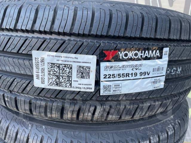 Yokohama Geolandar CV G058, 225/55R19 99V, 19", 4 шт, 225 мм, 55 % ...