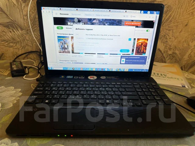 Sony VAIO. WiFi: 1, Bluetooth: 1, ����������� �� 1��. ����