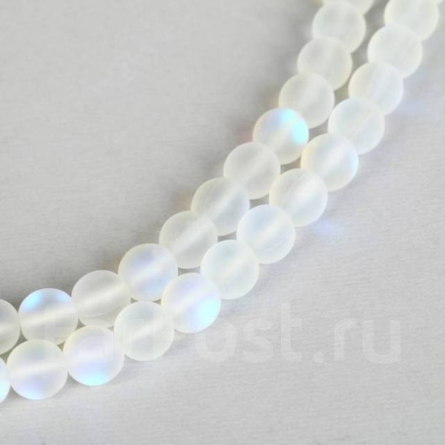 Бусины из натурального камня «Кошачий глаз», набор 46 шт. размер 1 шт ...