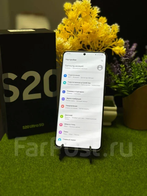 Samsung Galaxy S20 Ultra. �/�, 128 ��, �����, 3G, 4G LTE, 5G, Dual-SIM, NFC ����