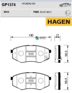������� �������� ��������! Hagen Hyundai Tucson/ix35 2.0/2.4/2.0CRDi 10 Sangsin Brake GP1374 GP1374 ����