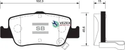 ������� ��������� ������ Toyota Corolla IX-XI (2001- )/ Prius III (2009-2015)/ IQ (J10) (2008- ), Lexus CT (2011- ), Subaru Trezia (2010 -) Sangsin Br...