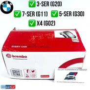 �������� ��������� ������� Brembo BMW 3 (G20, G80, G28), 5 (G30, F90), 7 (G11, G12), X3 (G01, F97), X4 (G02, F98), X5 (G05, F95), X6 (G06, F96), X7 (G...