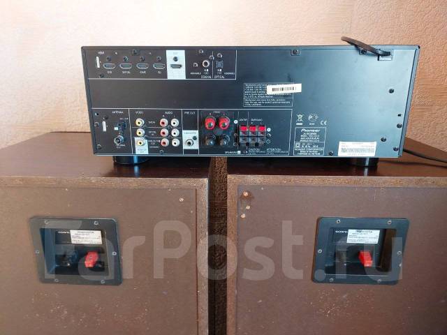 Продам музыкальный центр. Колонки Sony SS-477 Усилитель Pioneer VSX-323 ...
