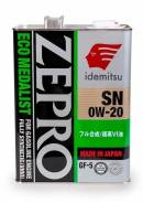Idemitsu Zepro Eco Medalist. 0W-20, �������������, 4��. ����