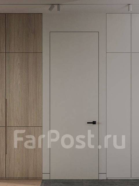 Скрытая межкомнатная дверь Aurum Doors размер 2000*600, Кромка ABS ...